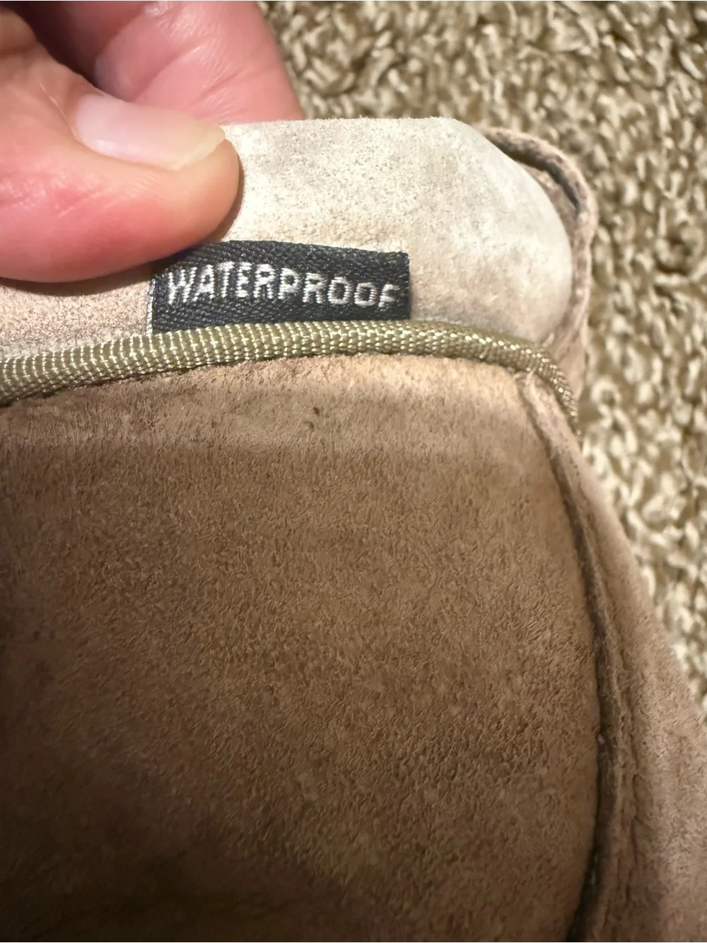 The North Face Kids Waterproof Tan and Orange Winter Boots